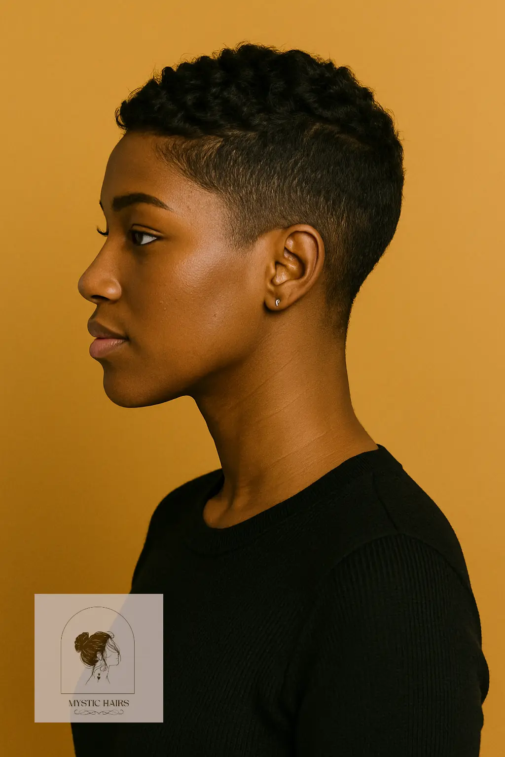 Textured Top Pixie with Faded Sides