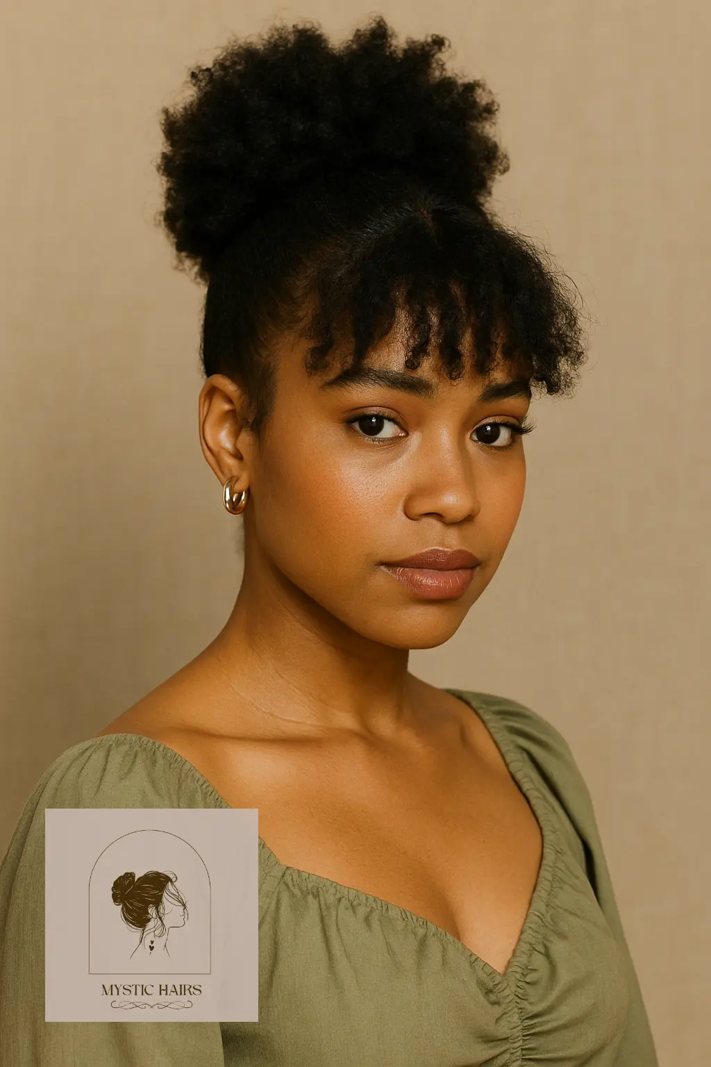Textured Updo with Soft Bangs