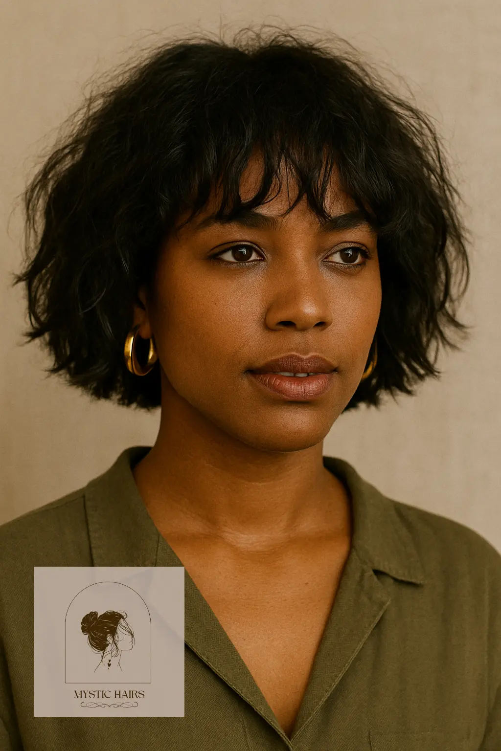 Tousled Bob with Textured Bangs
