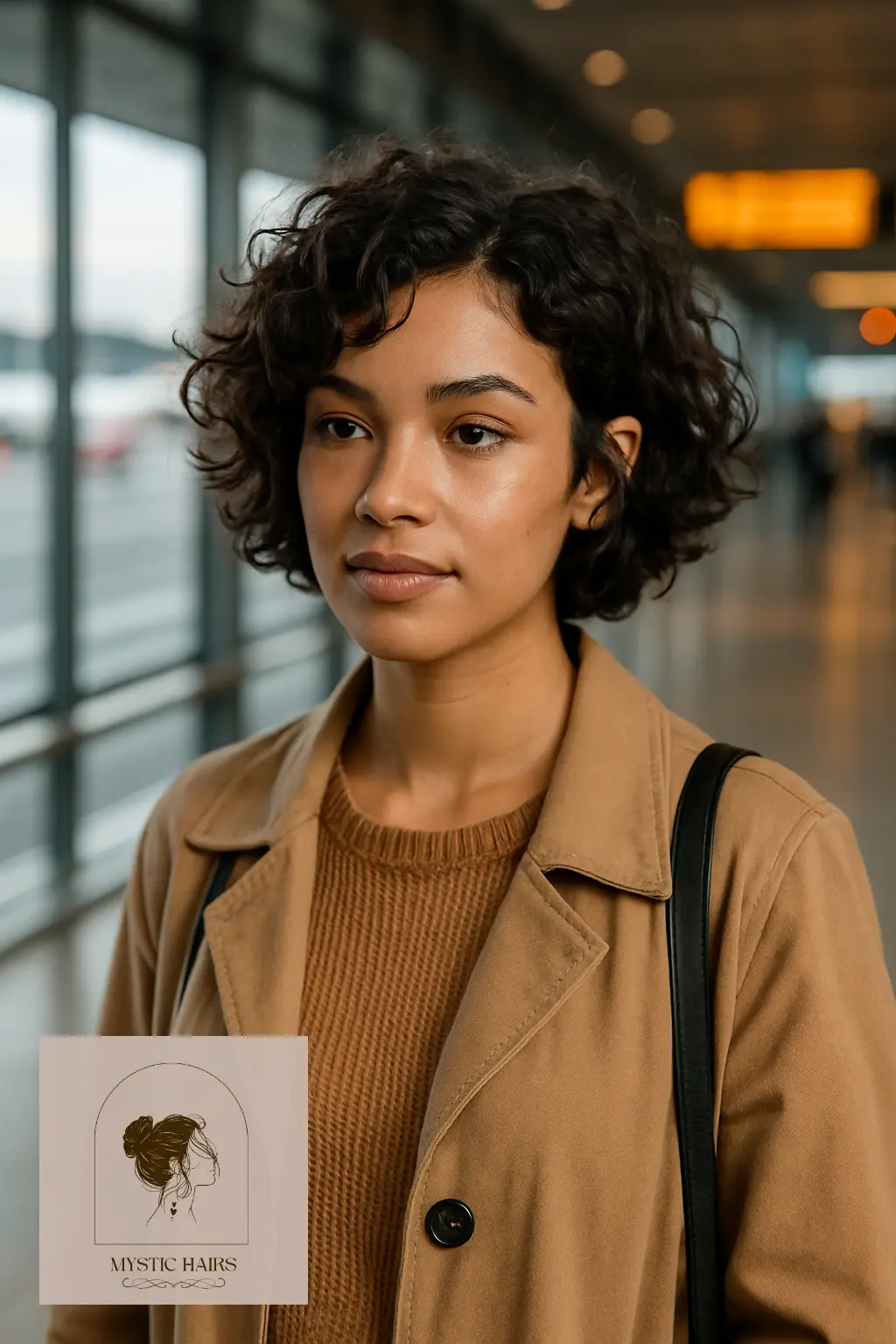 Tousled Curly Bob