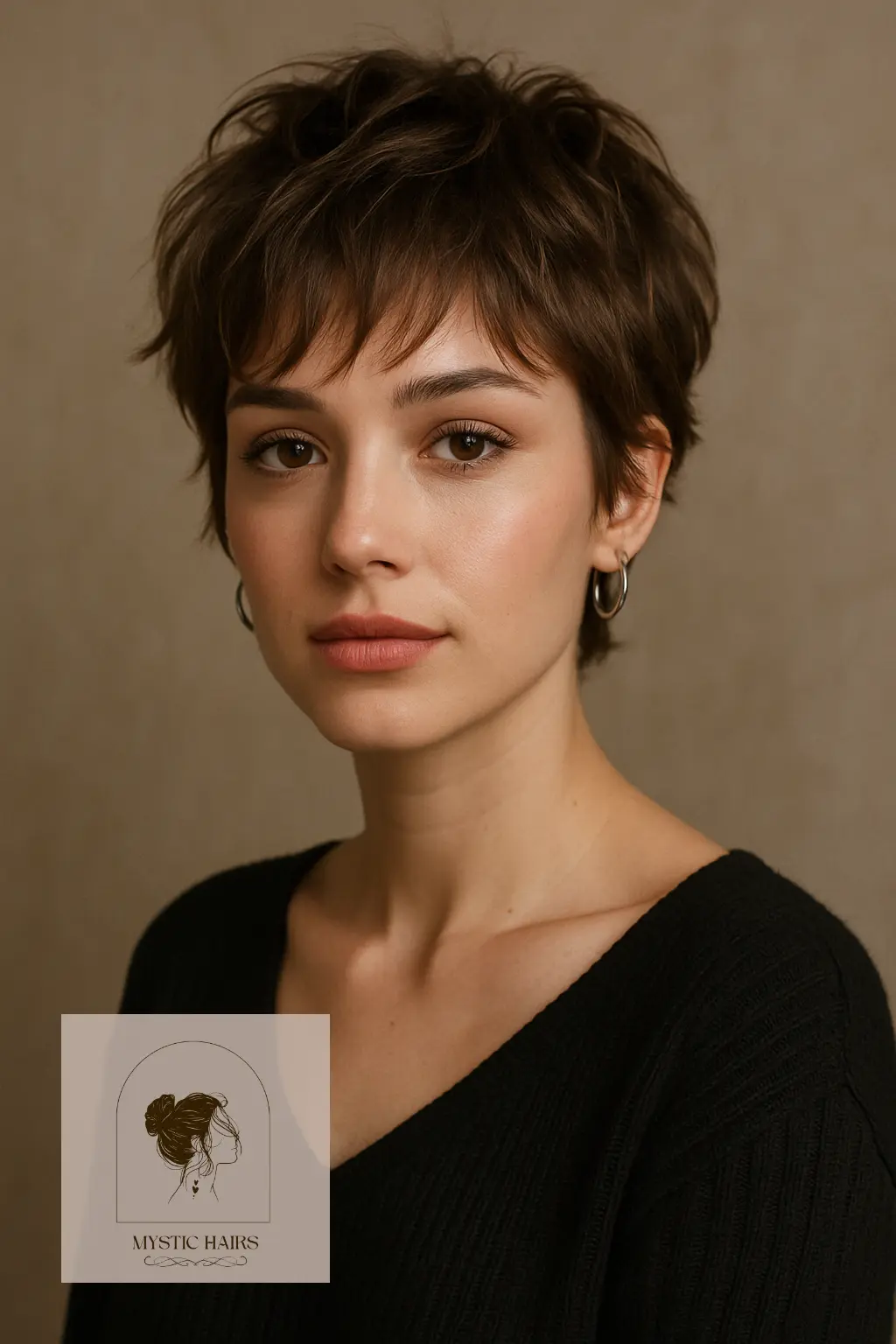 Tousled Pixie with Wispy Fringe