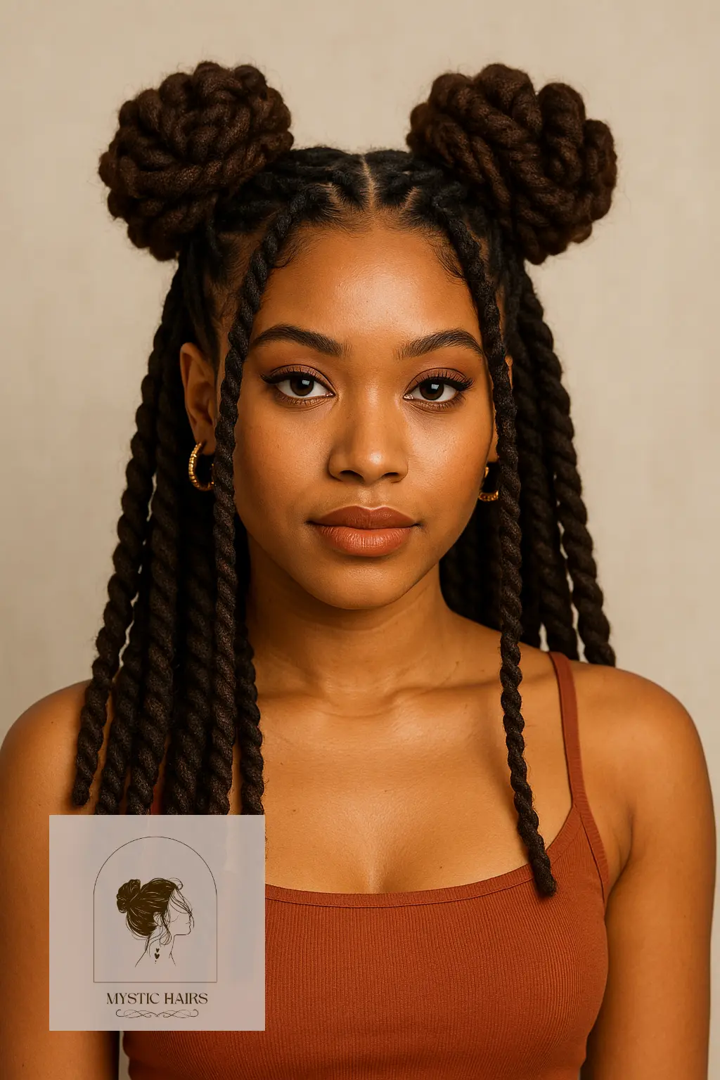 Twist Loc Space Buns