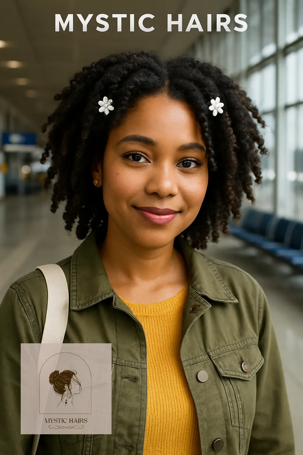 Twist Out With Flower Clips