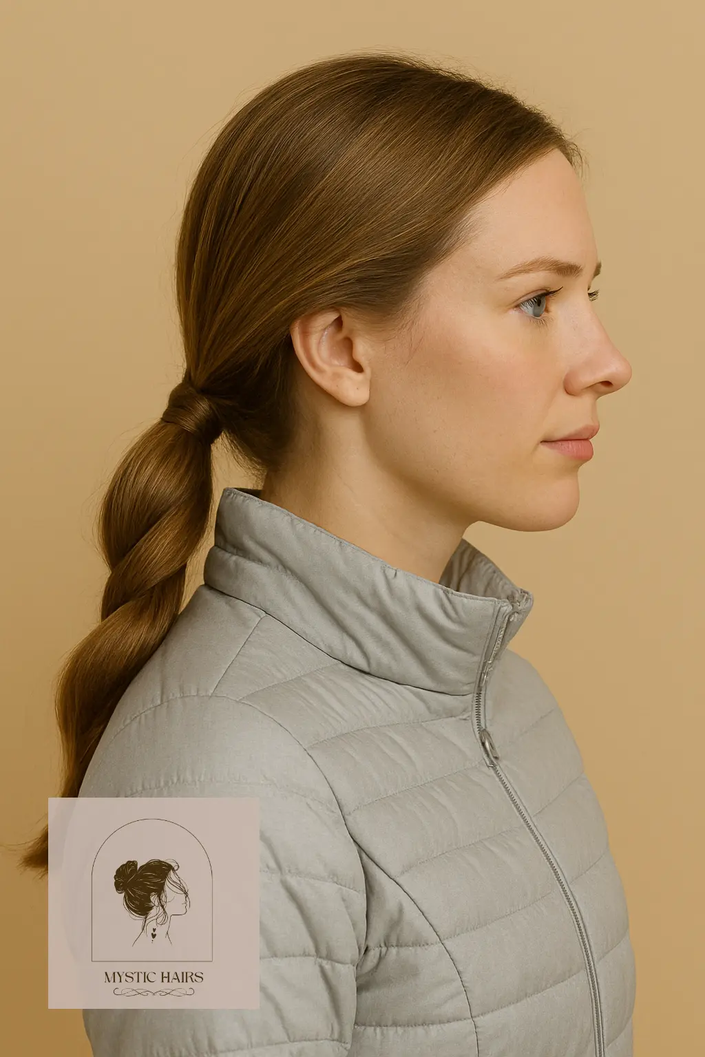 Twisted Low Ponytail