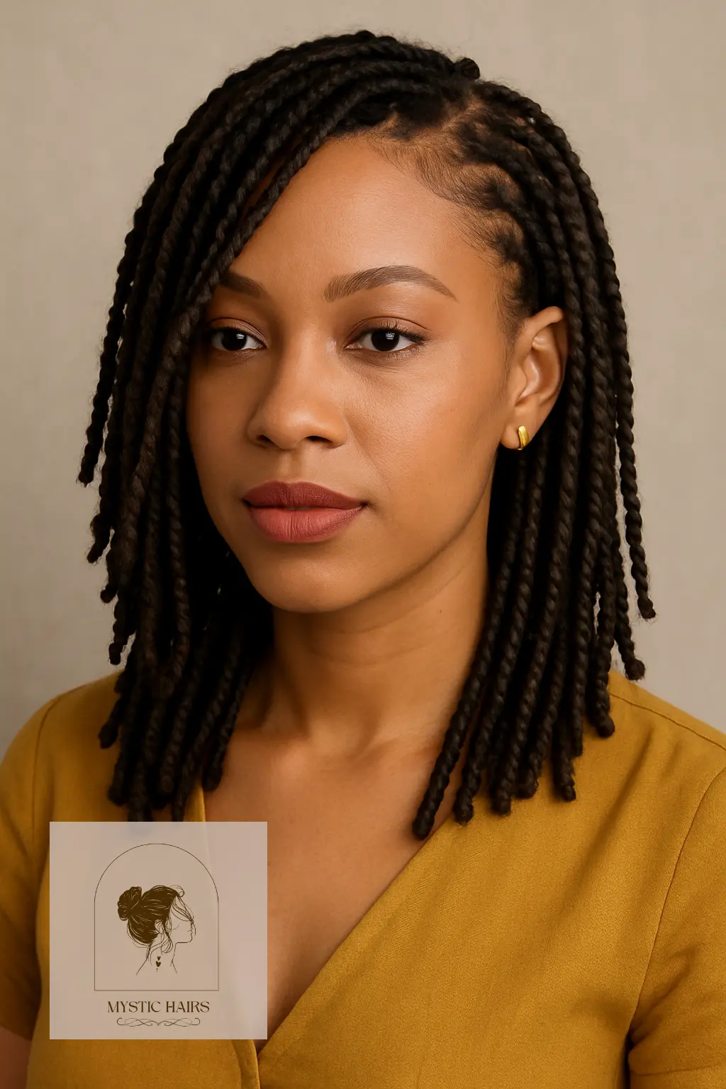 Two-Strand Twist With Side Part