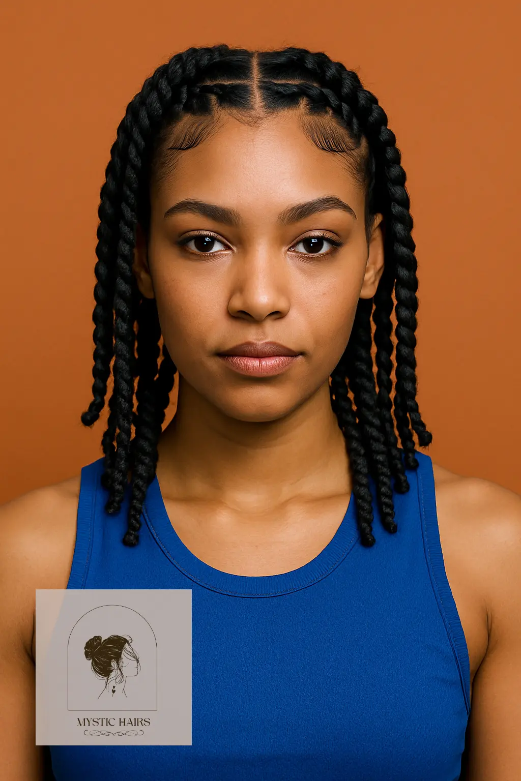 Two-Strand Twists with Braided Edges