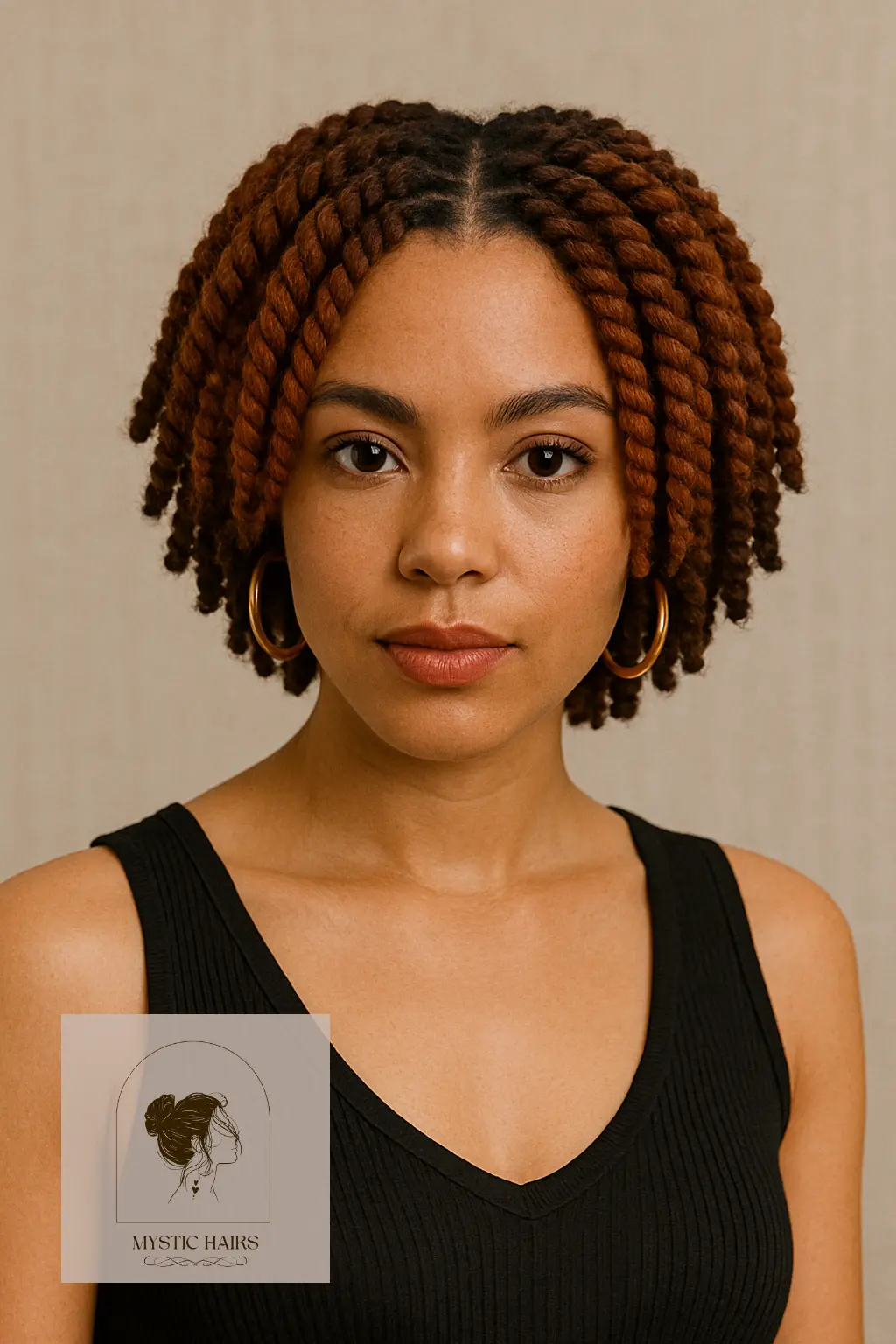 Two-Tone Short Crochet Twists