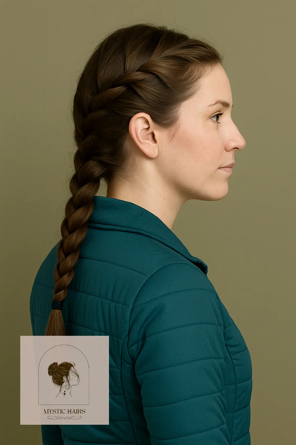 Under-Helmet French Rope Twist