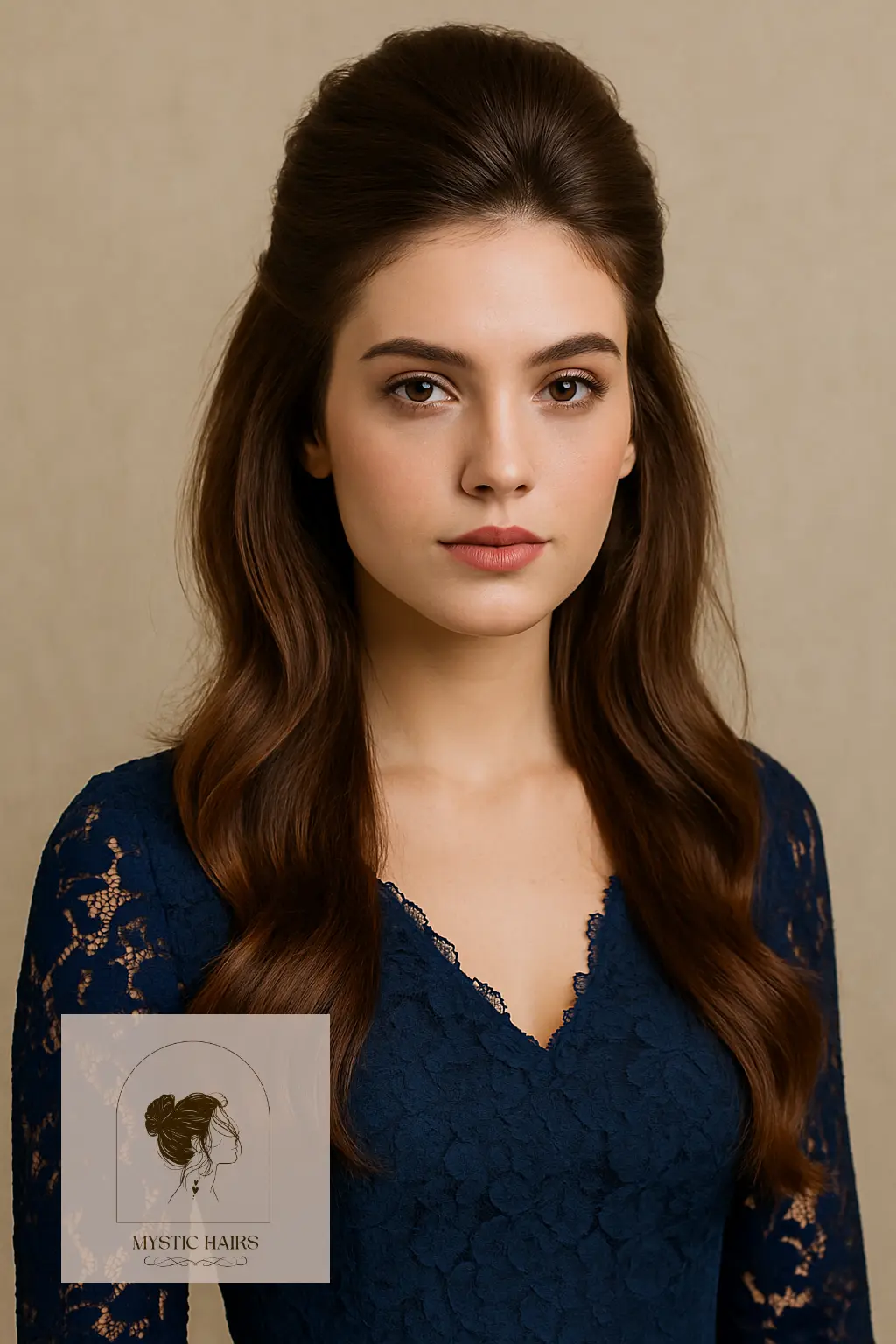Voluminous Half-Up, Half-Down Style