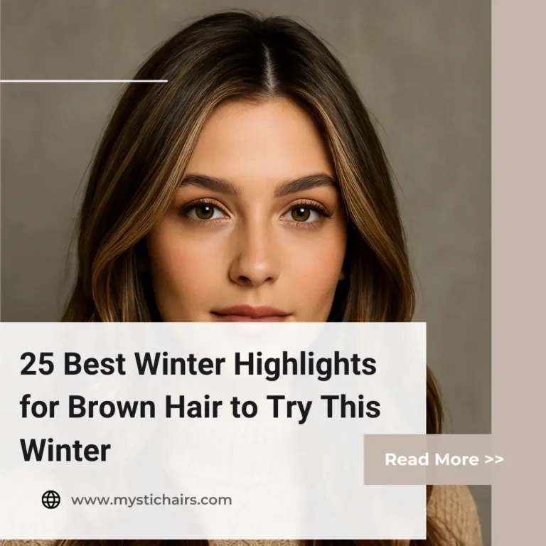 Winter Highlights for Brown Hair