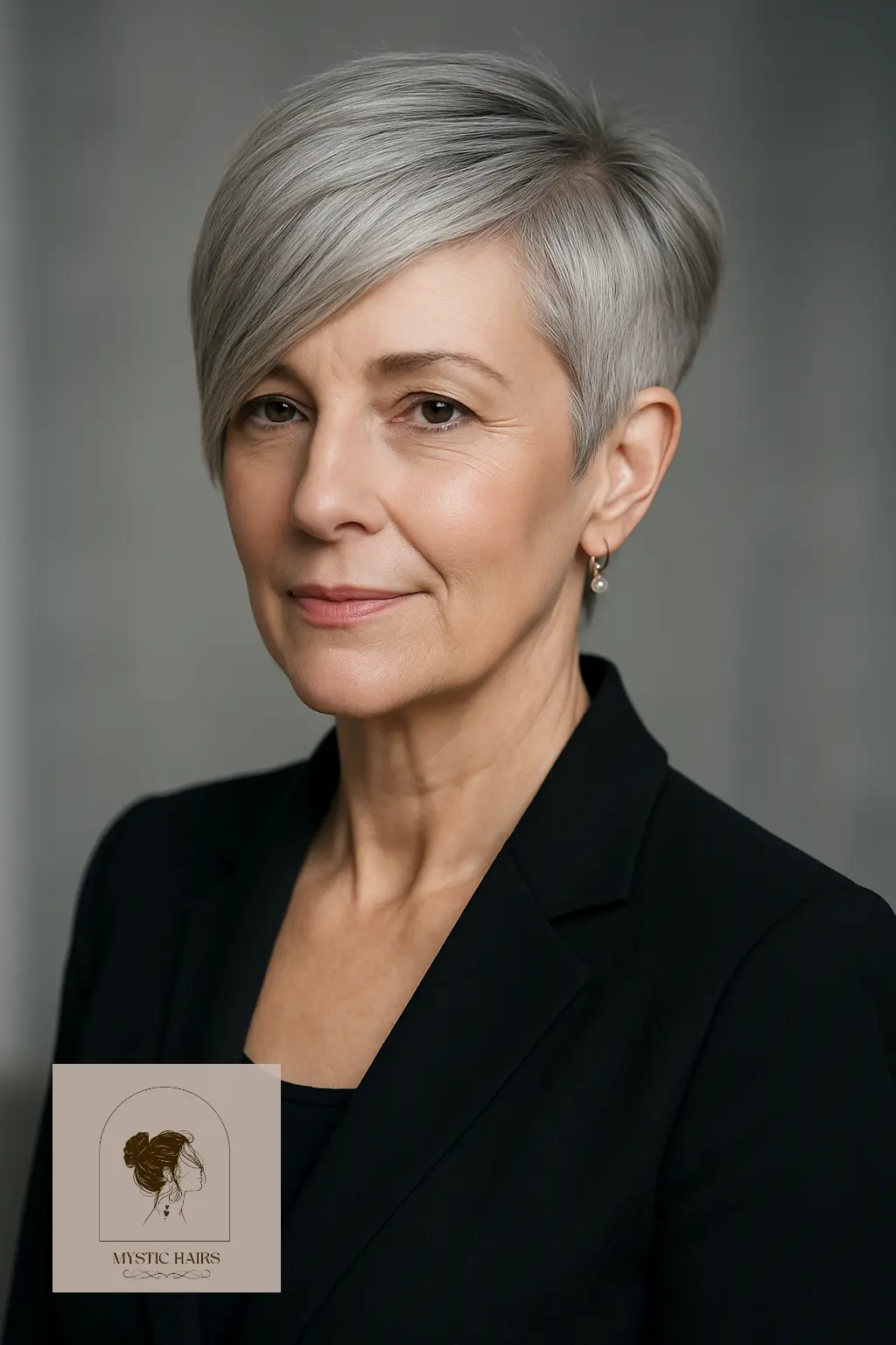 Asymmetrical Pixie with Sleek Side