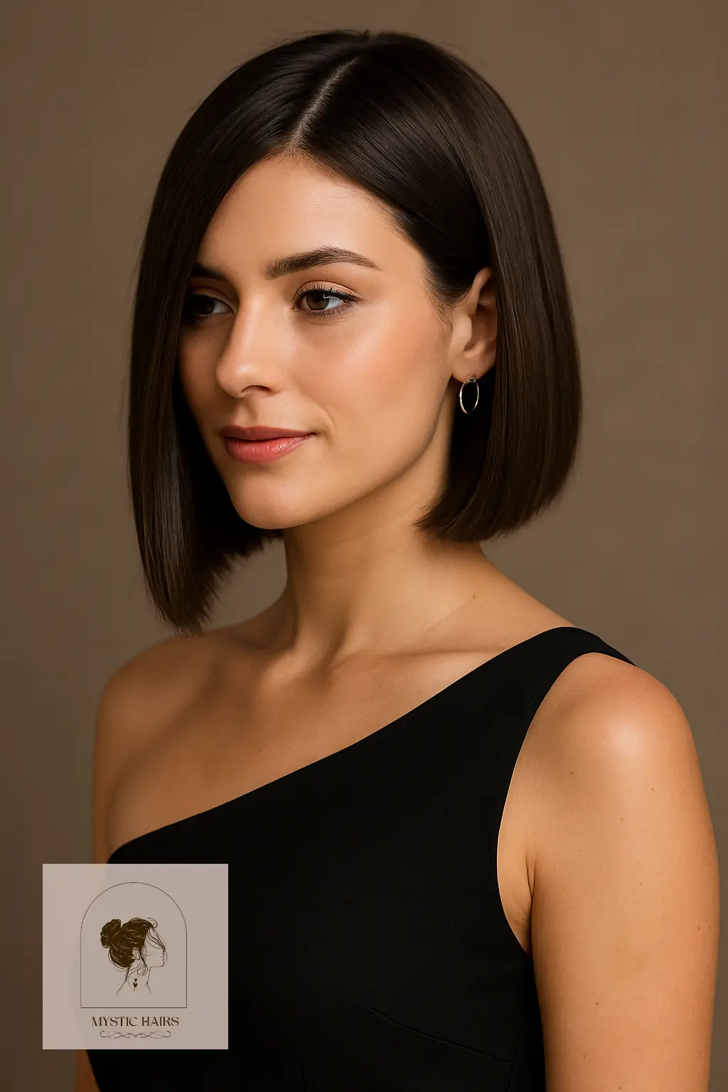 Blunt Bob with Side Sweep