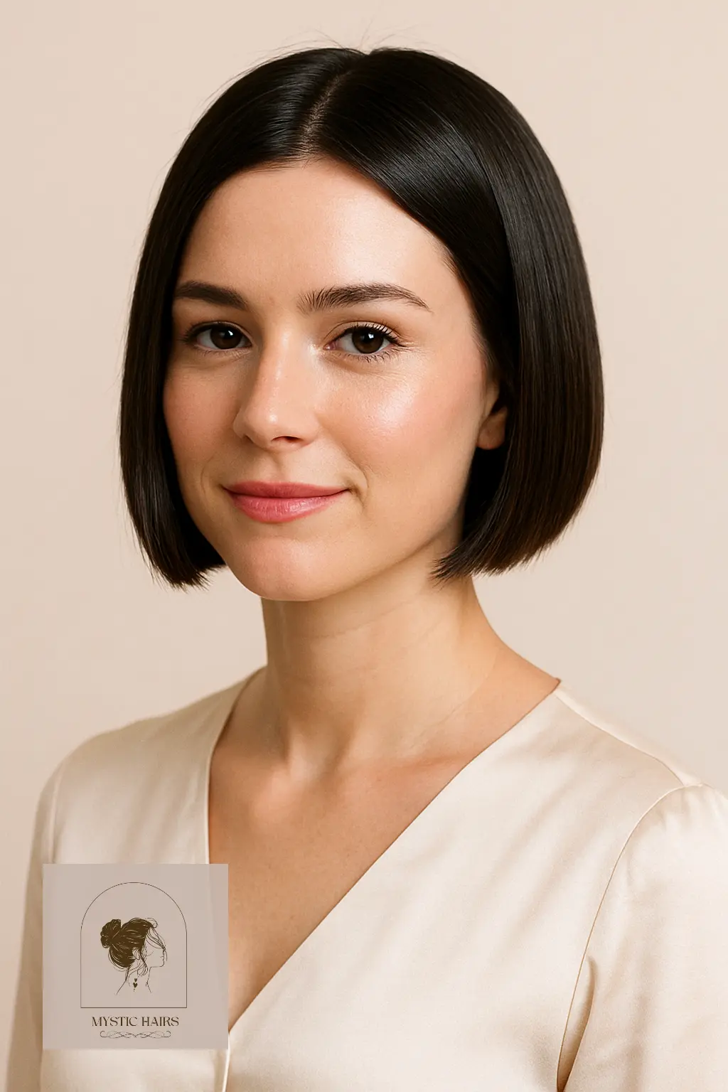 Blunt Chin-Length Bob with Shine