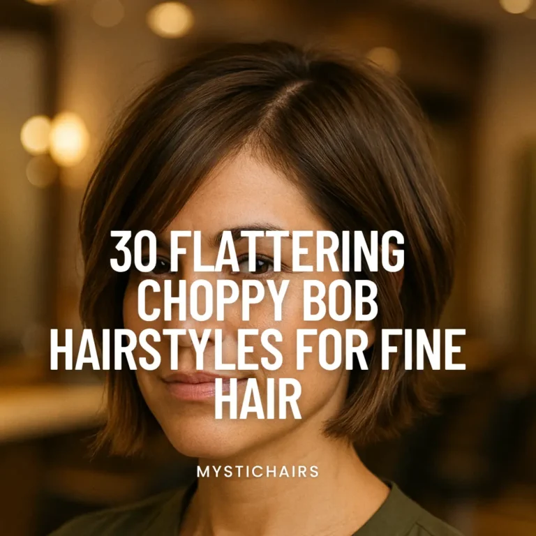 Choppy Bob Hairstyles for Fine Hair