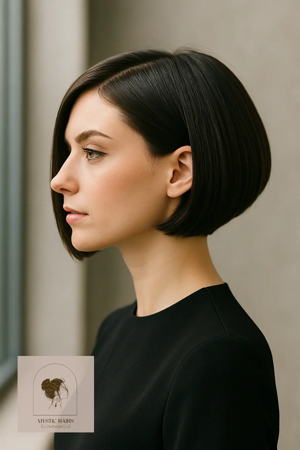 Concave Bob with Face-Framing Angles