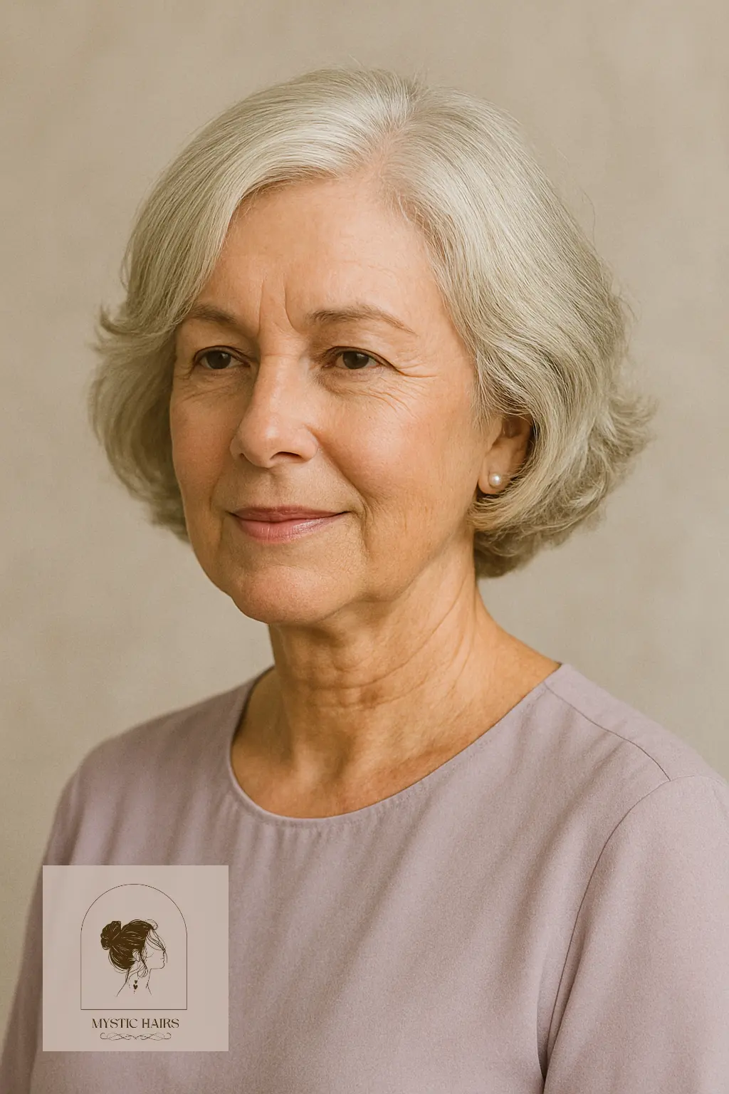 Elegant Bob with Understated Curls