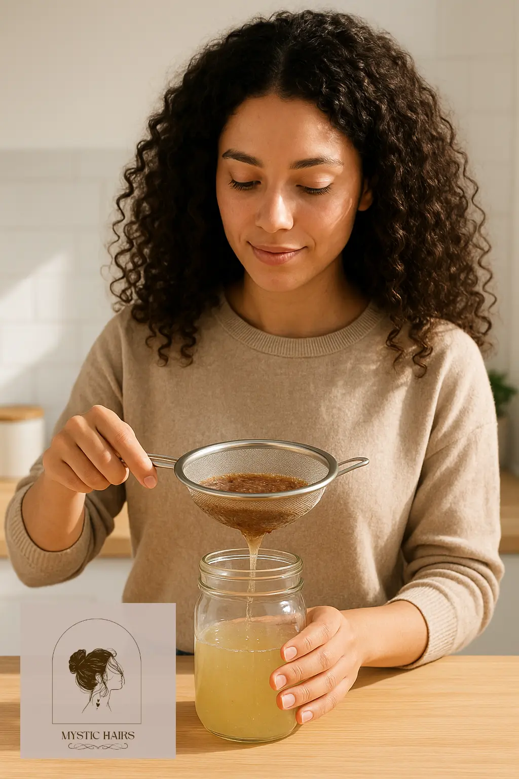 Flaxseed Gel for Natural Hold