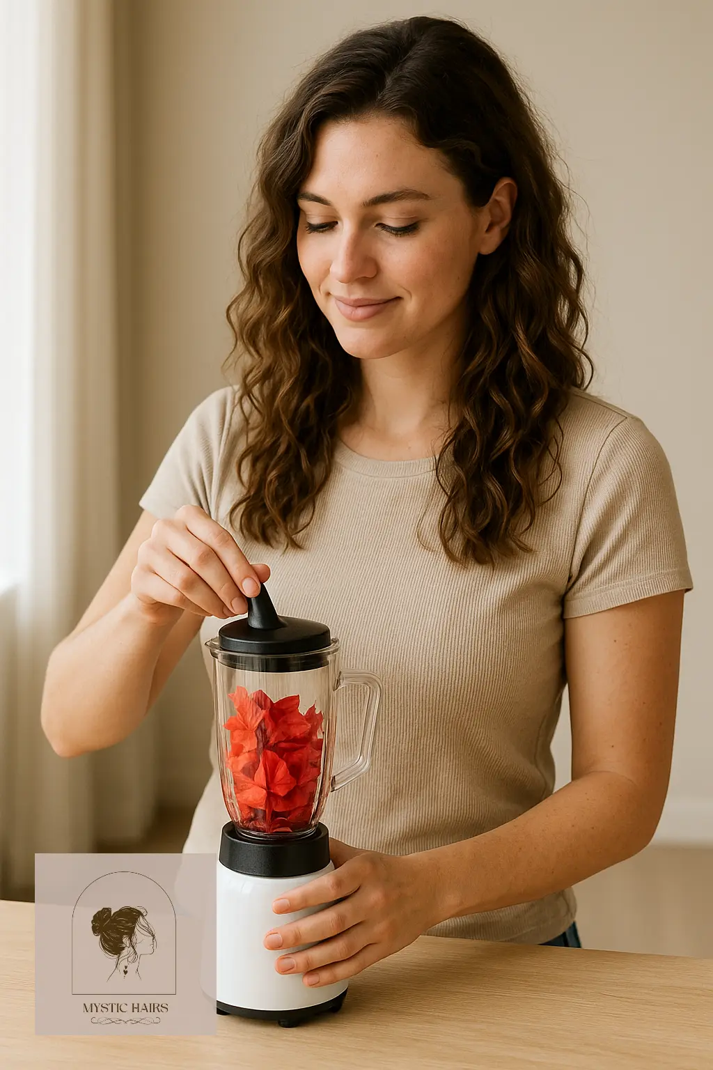 Hibiscus Flower Hair Mask