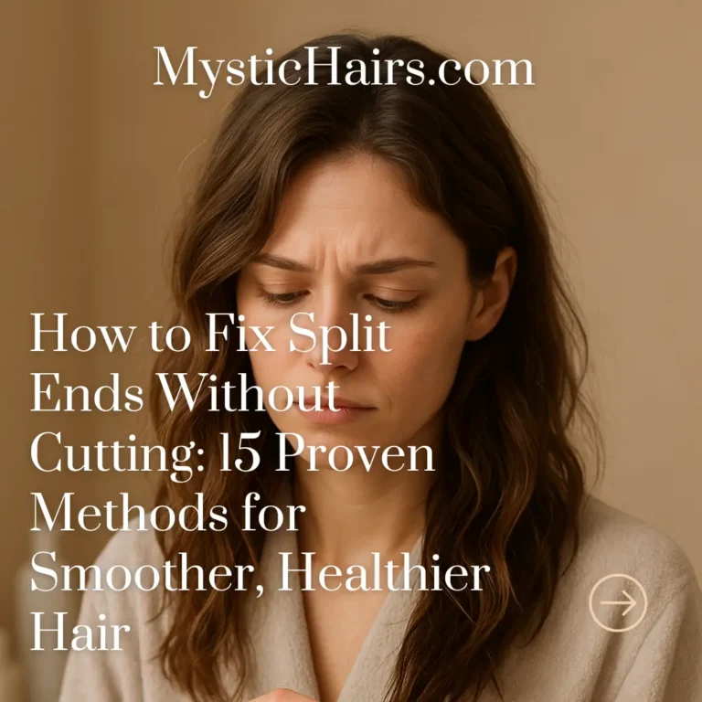 How to Fix Split Ends Without Cutting