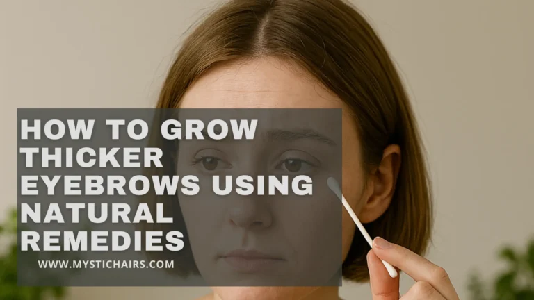 How to Grow Thicker Eyebrows Using Natural Remedies