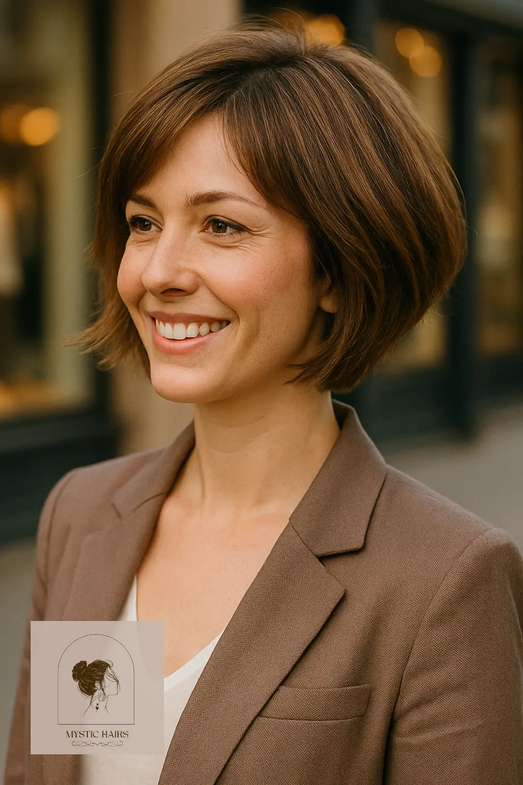 Inverted Bob with Feathered Layers