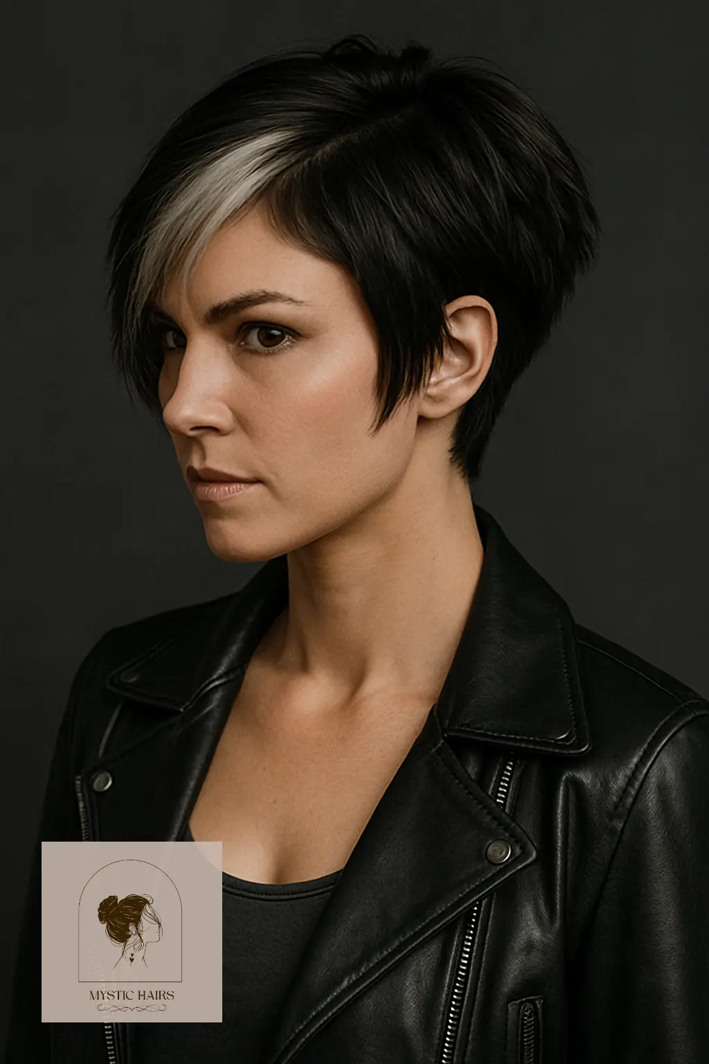 Inverted Choppy Bob with Undercut