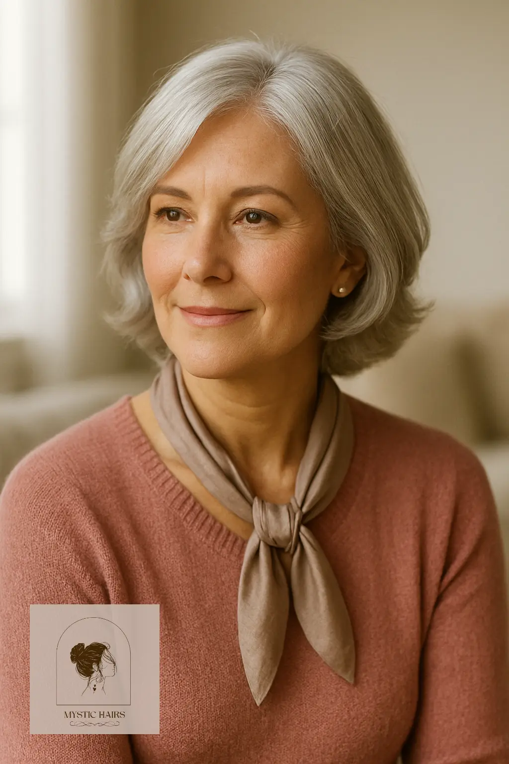 Layered Bob with Subtle Curls