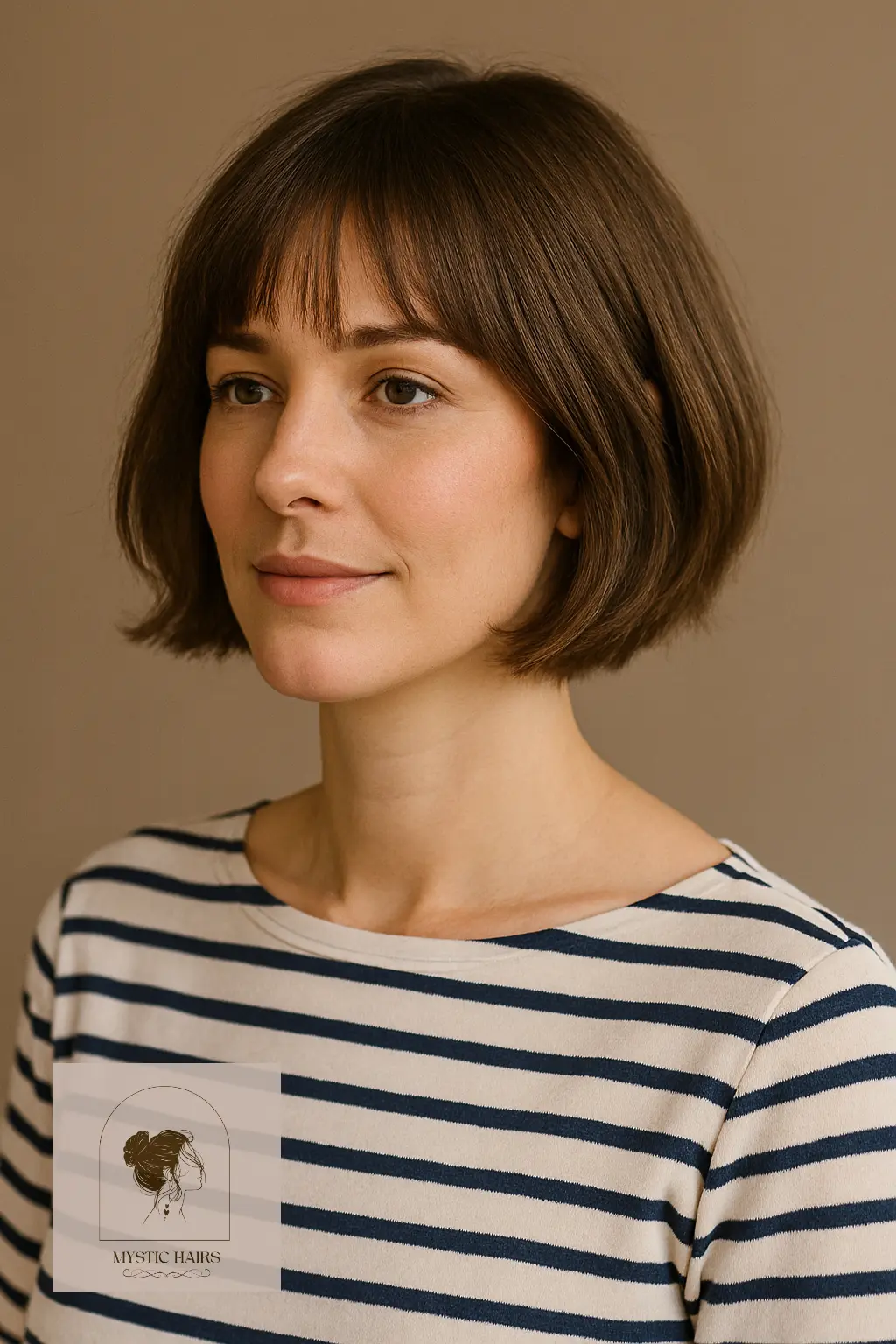 Layered French Bob with Fringe