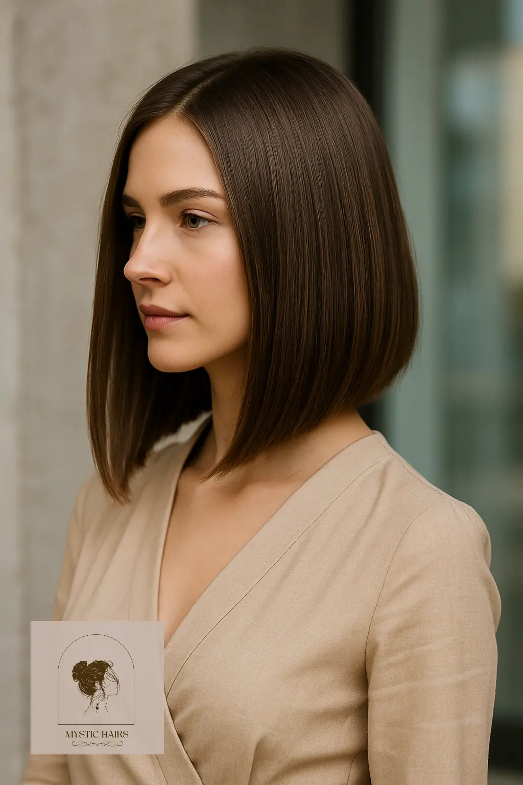 Long Angled Bob with Hidden Layers