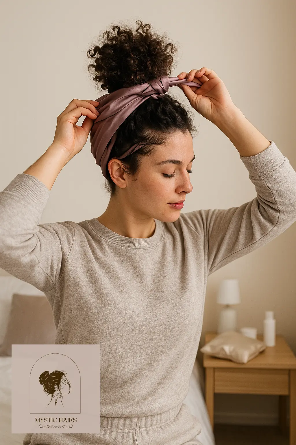 Protect Hair at Night to Prevent Tangles