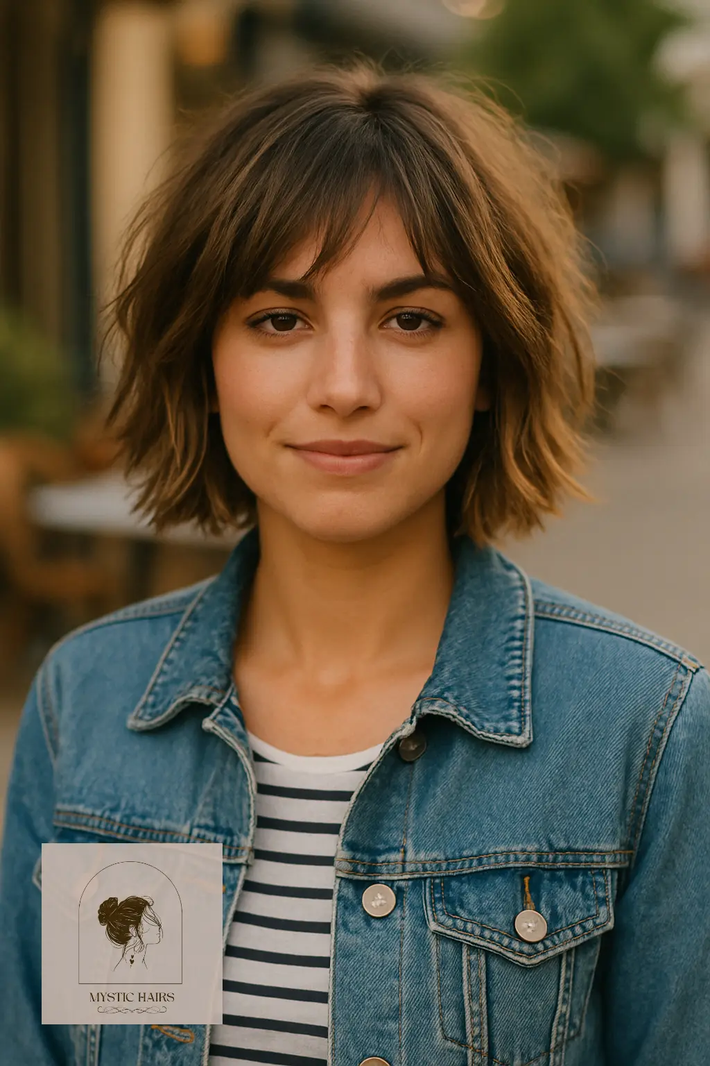 Shaggy Bob with Piece-y Layers