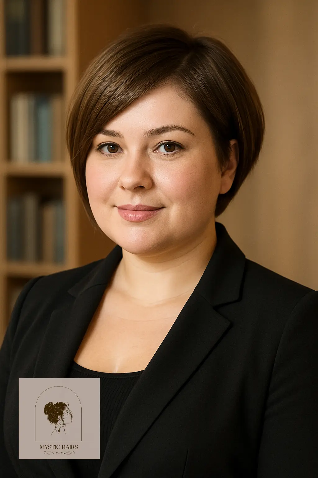 Short Stacked Bob with Volume