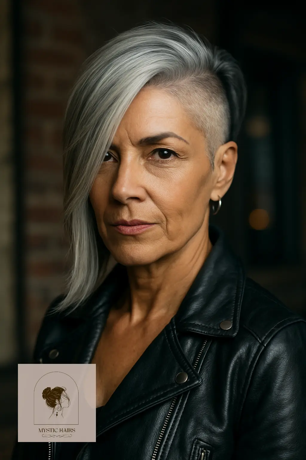 Silver Sweep with Undercut Edge