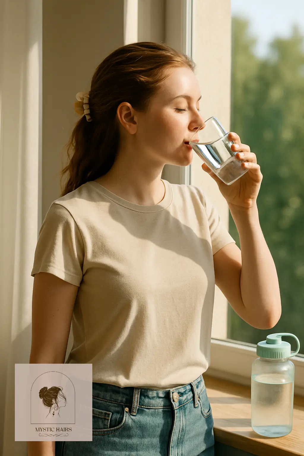 Stay Hydrated to Keep Hair Flexible