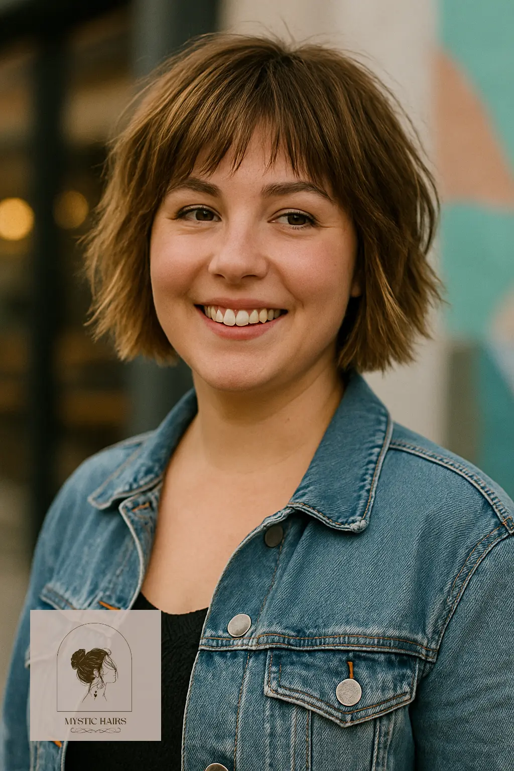 Textured Bob with Choppy Layers