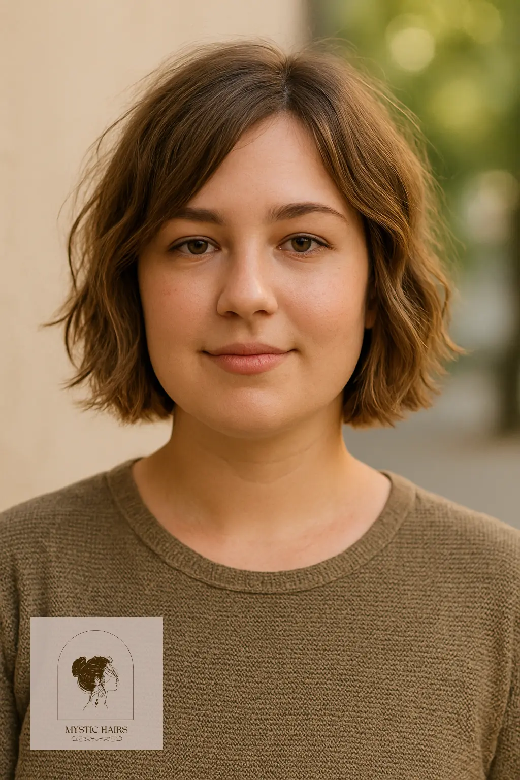 Tousled Bob with Subtle Highlights