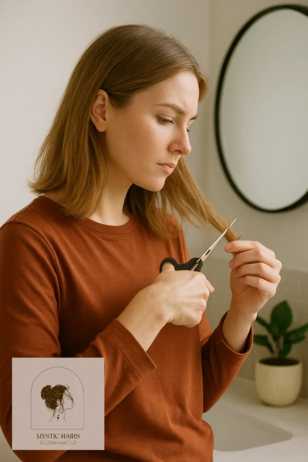 Trim Split Ends Regularly to Prevent Breakage