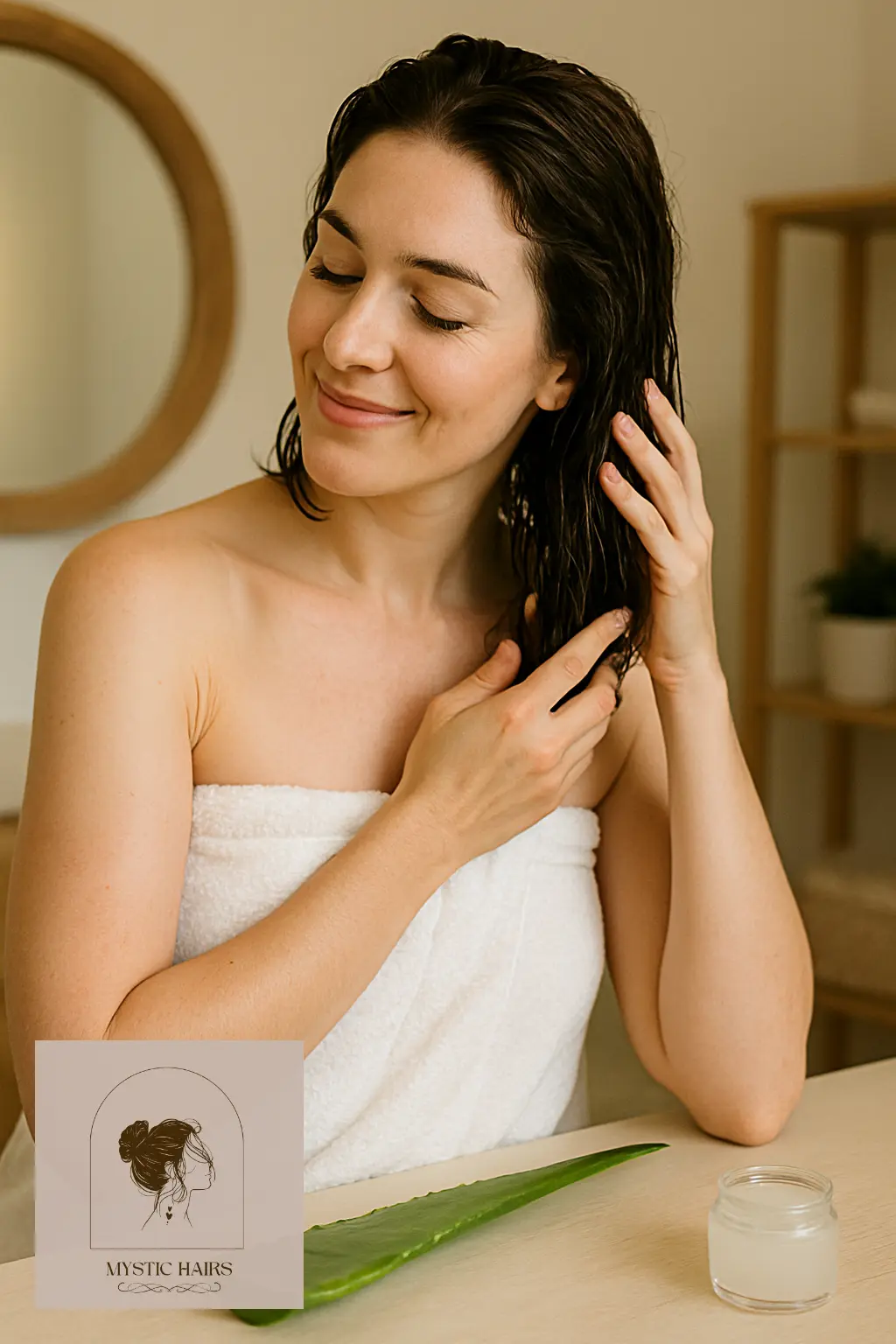 Use Aloe Vera Gel as a Natural Softener