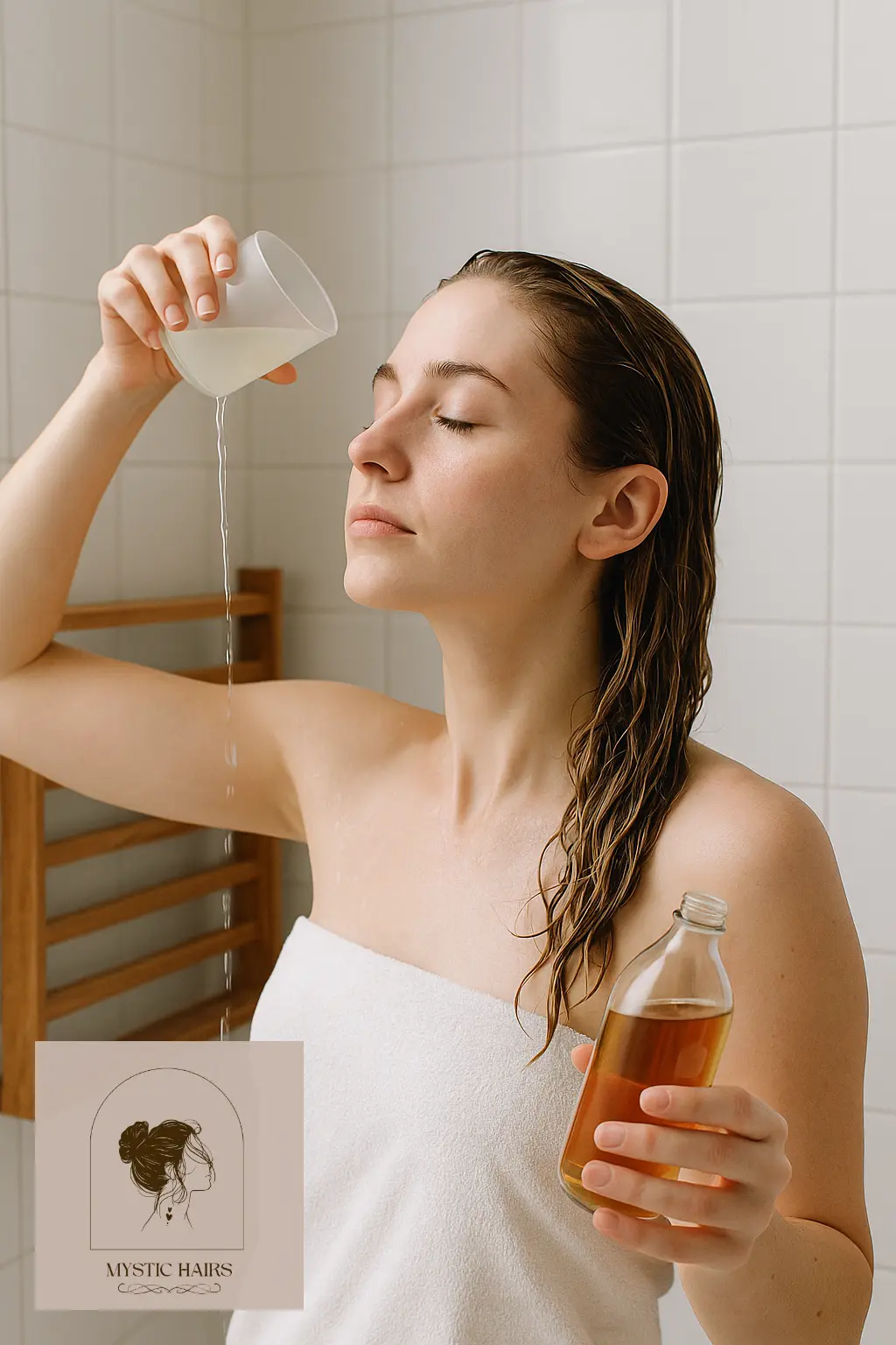 Use Apple Cider Vinegar as a Final Rinse