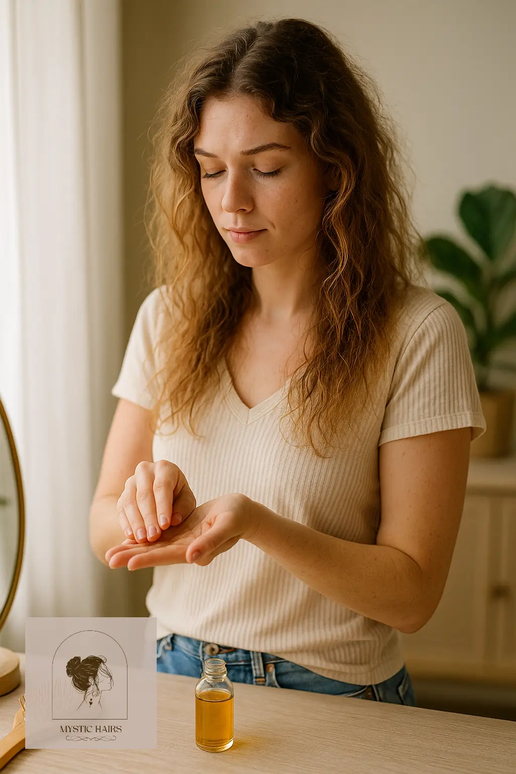 Use Natural Oils to Seal and Smooth Strands