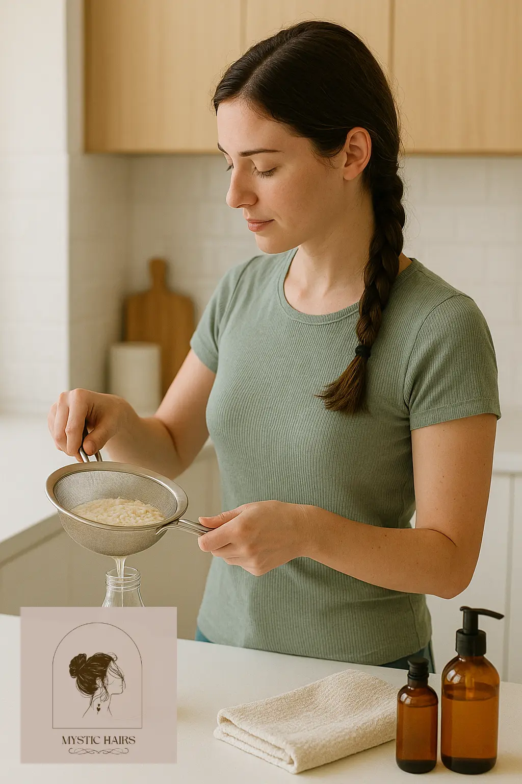Use Rice Water Rinses to Boost Strength and Shine