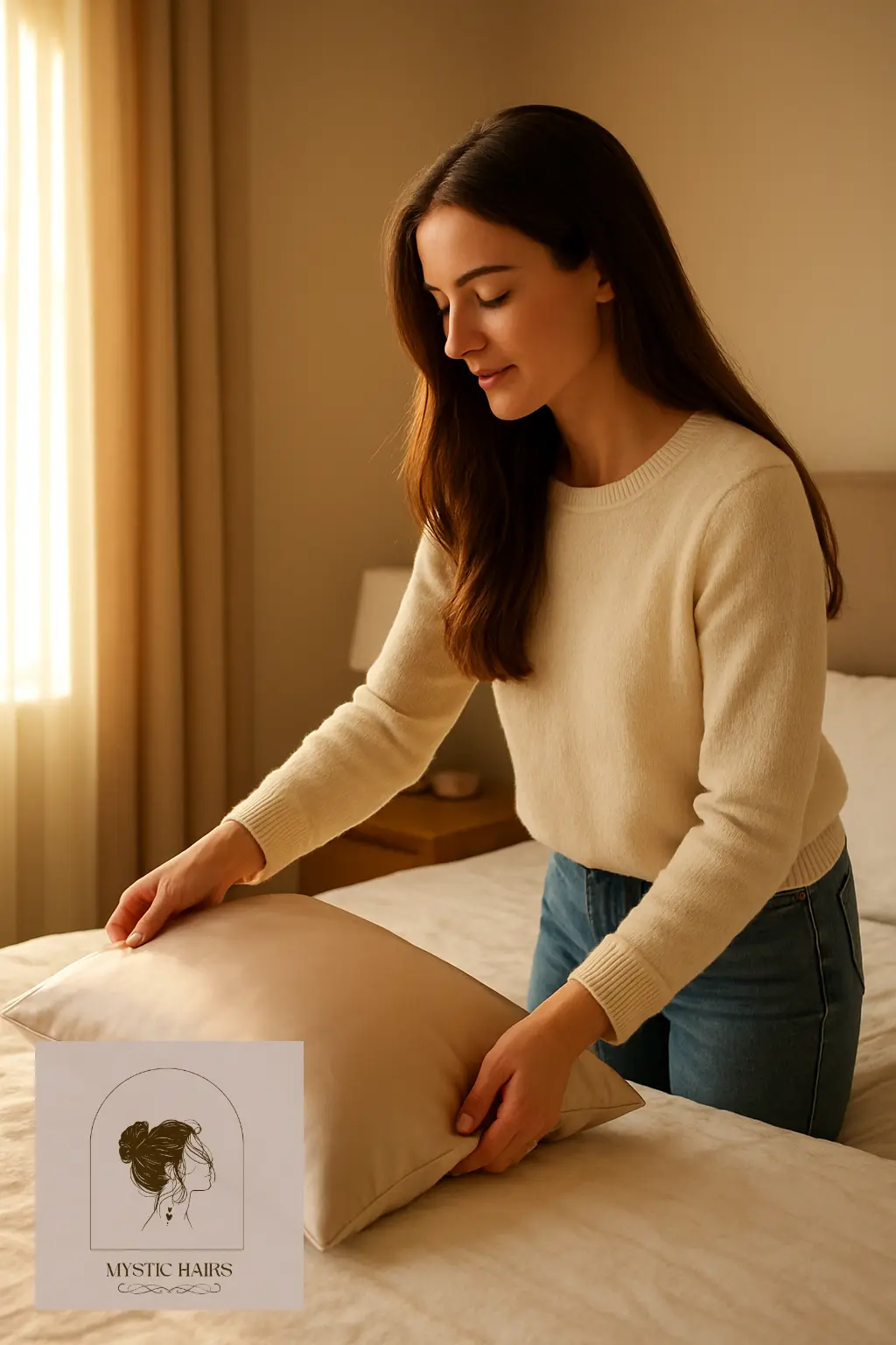 Use Silk or Satin Pillowcases to Protect Hair Overnight