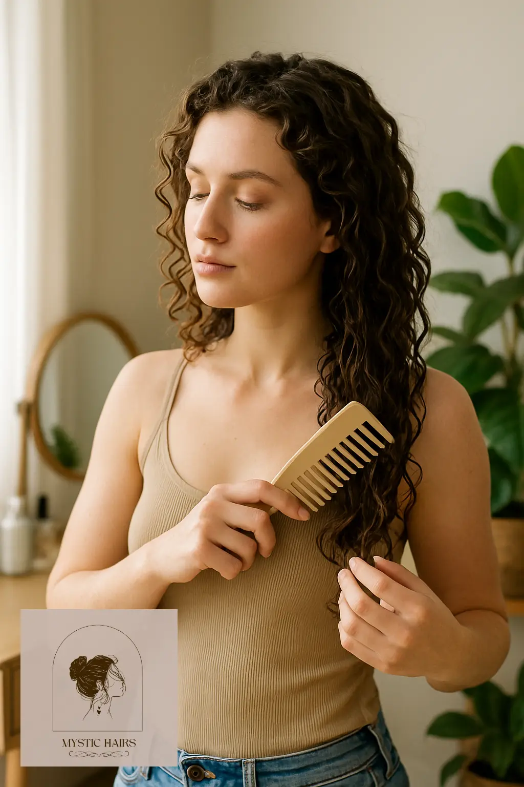 Use a Wide-Tooth Comb or Fingers