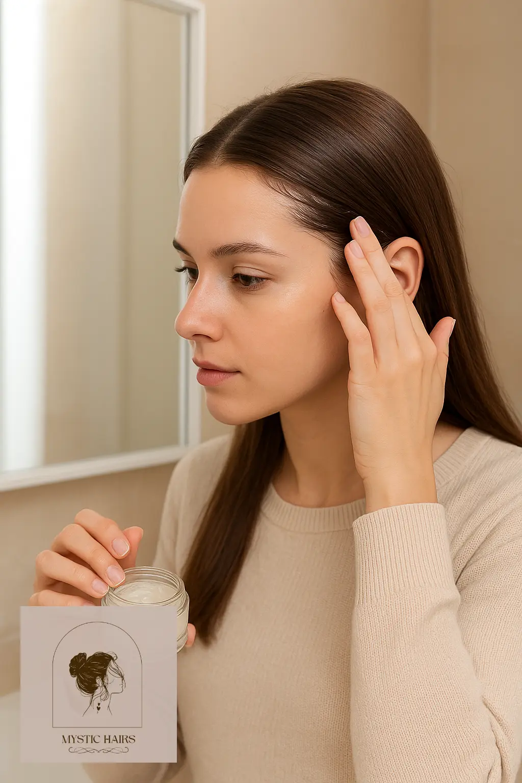 Using Edge Control Gel for Sleek, Polished Hairlines