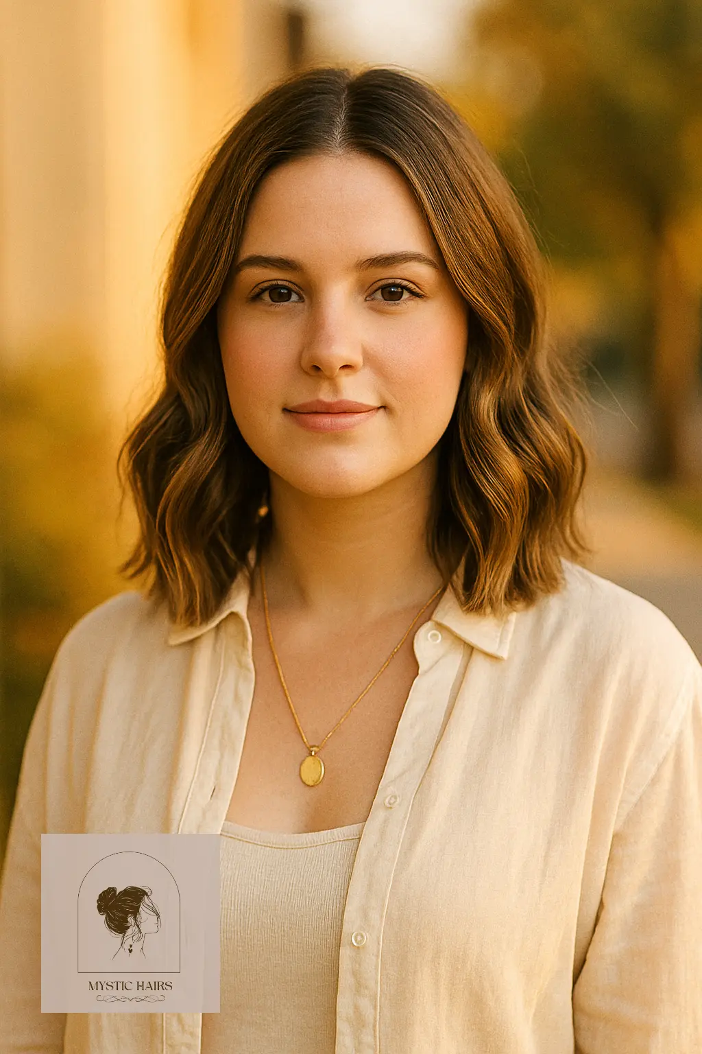 Wavy Lob with Center Part