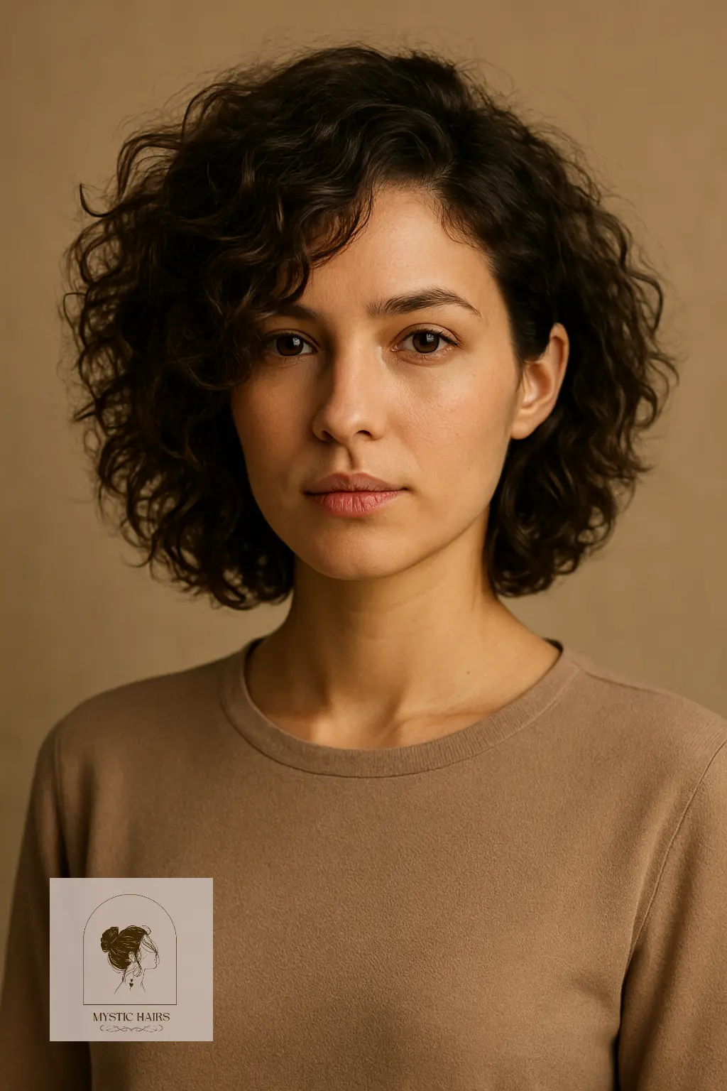 Asymmetrical Shag with Curly Texture