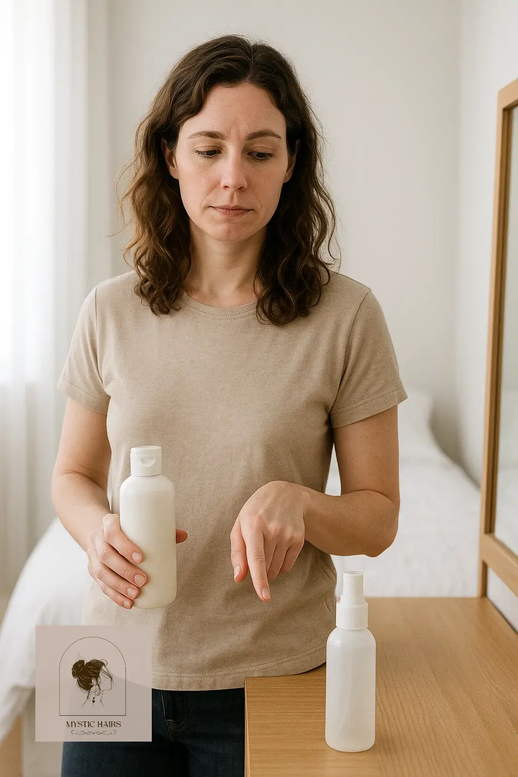 Avoid Heavy Hair Products That Clog Pores