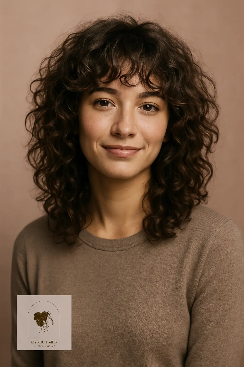 Classic Curly Shag with Layered Ends