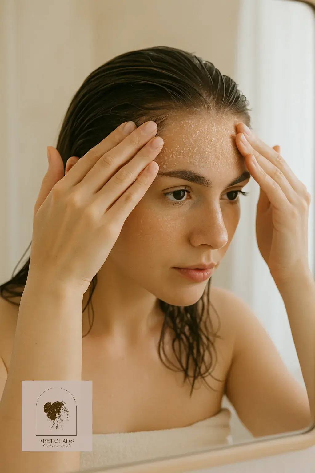 Exfoliate the Hairline Gently