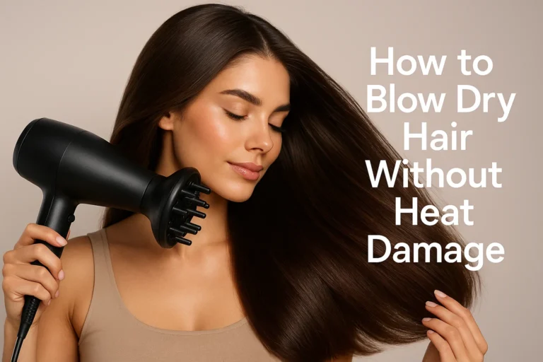 How to Blow Dry Hair Without Heat Damage